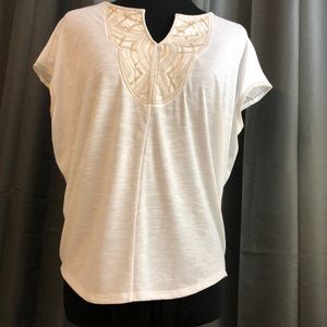 White House black market sequined tee